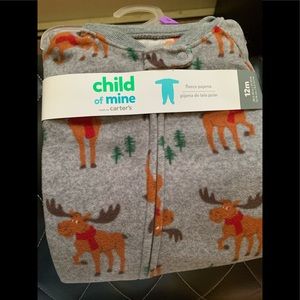 Carter’s 12mth Boys Fleece Footed PJ